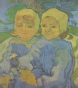 Vincent Van Gogh Two Children (nn04) oil painting